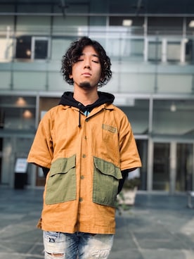 「shirts」｜Hinata  Itoさん（メンズ・155cm）の春コーディネート