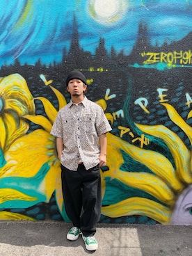 「フラワー」｜Hinata  Itoさん（メンズ・155cm）の春コーディネート