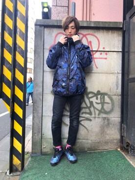 「G-STAR RAW（ジースターロゥ）のアイテム（ナイロンジャケット）」を使った、だいちゃんさん（メンズ・173cm）の秋コーディネート