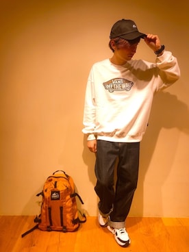「VANS（バンズ）のアイテム（スウェット）」を使った、だいちゃんさん（メンズ・173cm）の秋コーディネート