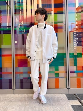 「NEW BALANCE（ニューバランス）のアイテム（ブルゾン）」を使った、だいちゃんさん（メンズ・173cm）の冬コーディネート