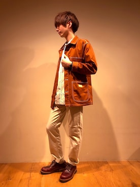 「SMITH'S（スミス）のアイテム（ジャケット/アウター）」を使った、だいちゃんさん（メンズ・173cm）の冬コーディネート