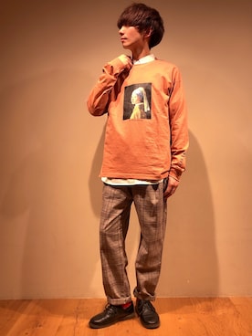 「Right-on（ライトオン）のアイテム（レッグウェア）」を使った、だいちゃんさん（メンズ・173cm）の冬コーディネート