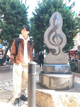 「Right-on（ライトオン）のアイテム（ブルゾン）」を使った、だいちゃんさん（メンズ・173cm）の冬コーディネート
