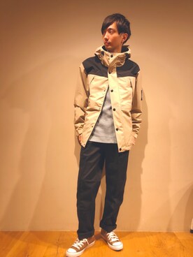 「CAMP7（キャンプセブン）のアイテム（ジャケット/アウター）」を使った、だいちゃんさん（メンズ・173cm）の冬コーディネート