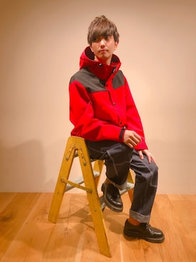「CAMP7（キャンプセブン）のアイテム（ジャケット/アウター）」を使った、だいちゃんさん（メンズ・173cm）の春コーディネート
