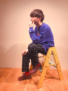 「Right-on（ライトオン）のアイテム（スウェット）」を使った、だいちゃんさん（メンズ・173cm）の春コーディネート