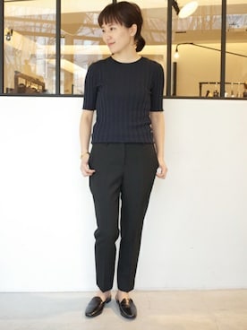 「VITA FEDE（ヴィタフェデ）のアイテム」を使った、ARIさん（レディース・154cm）の冬コーディネート