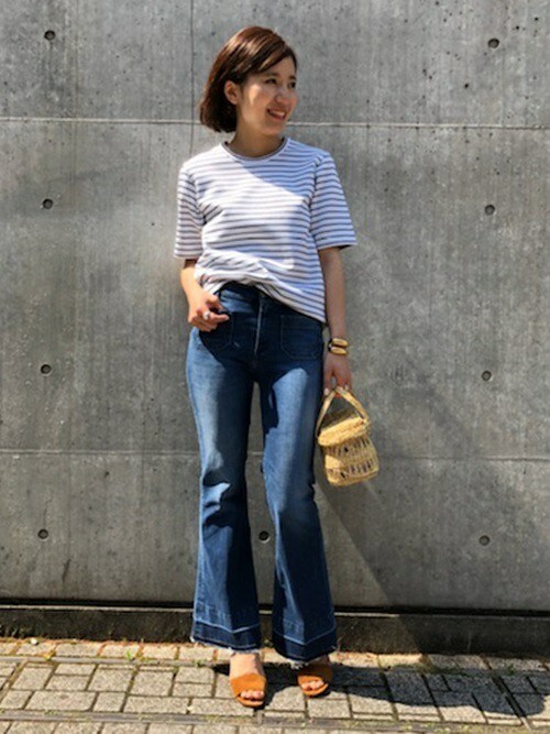 Deuxieme Classe  CINOH BORDER T-シャツ MUSE de Deuxieme classe（ミューズデドゥーズィエムクラス）の