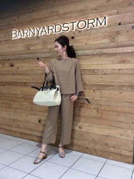 BARNYARDSTORM本部さん（レディース・158cm）の春コーディネート