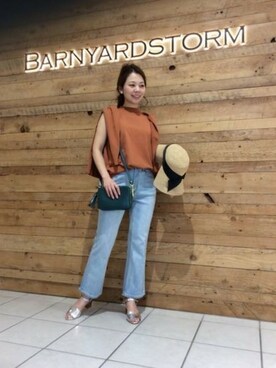 BARNYARDSTORM本部さん（レディース・157cm）の春コーディネート