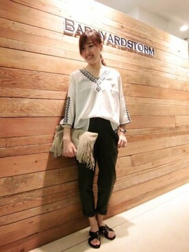 BARNYARDSTORM本部さん（レディース・169cm）の春コーディネート