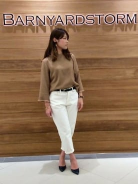 BARNYARDSTORM本部さん（レディース・160cm）の春コーディネート