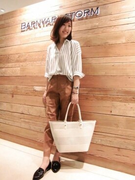 BARNYARDSTORM本部さん（レディース・169cm）の春コーディネート