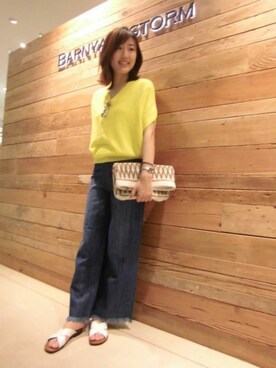 BARNYARDSTORM本部さん（レディース・169cm）の春コーディネート