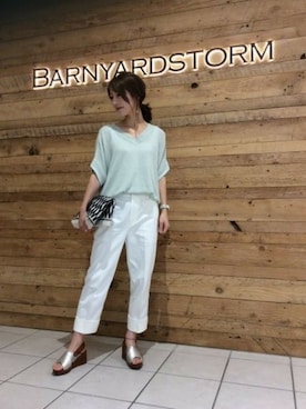 BARNYARDSTORM本部さん（レディース・158cm）の春コーディネート