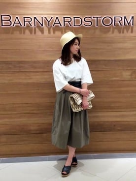 BARNYARDSTORM本部さん（レディース・160cm）の春コーディネート