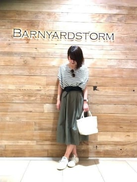 BARNYARDSTORM本部さん（レディース・167cm）の春コーディネート