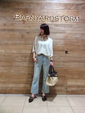 BARNYARDSTORM本部さん（レディース・167cm）の春コーディネート