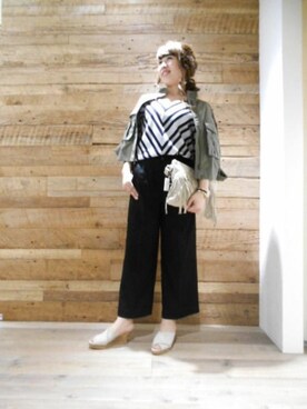 BARNYARDSTORM本部さん（レディース・161cm）の春コーディネート