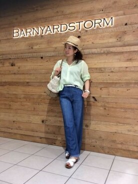 BARNYARDSTORM本部さん(レディース・161cm)の春コーディネート