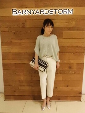 BARNYARDSTORM本部さん（レディース・155cm）の春コーディネート