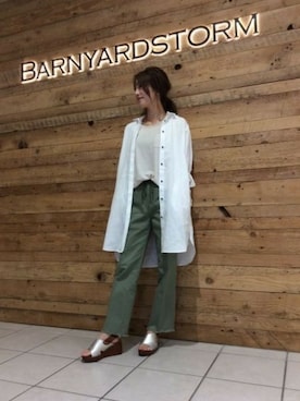BARNYARDSTORM本部さん（レディース・159cm）の春コーディネート