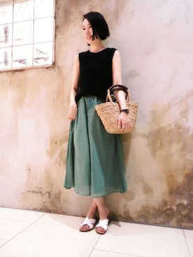 BARNYARDSTORM本部さん（レディース・170cm）の春コーディネート