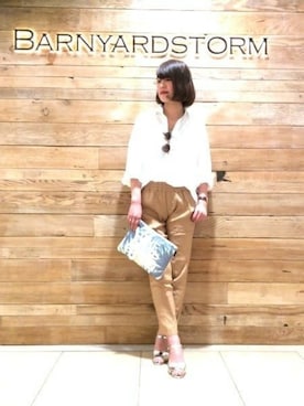 BARNYARDSTORM本部さん（レディース・167cm）の春コーディネート