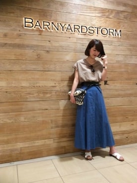 BARNYARDSTORM本部さん（レディース・167cm）の春コーディネート