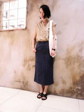 BARNYARDSTORM本部さん（レディース・170cm）の春コーディネート