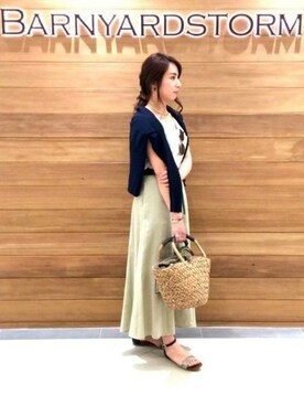 BARNYARDSTORM本部さん（レディース・158cm）の春コーディネート