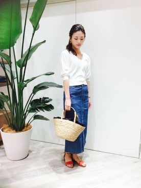 BARNYARDSTORM本部さん（レディース・168cm）の春コーディネート