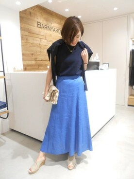 BARNYARDSTORM本部さん（レディース・164cm）の春コーディネート