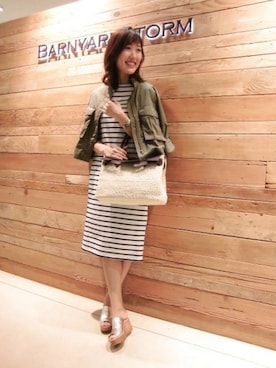 BARNYARDSTORM本部さん（レディース・169cm）の春コーディネート