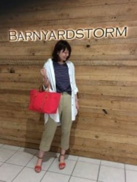 BARNYARDSTORM本部さん（レディース・173cm）の春コーディネート