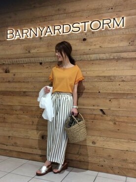 BARNYARDSTORM本部さん（レディース・158cm）の春コーディネート
