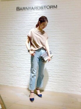 BARNYARDSTORM本部さん（レディース・162cm）の春コーディネート