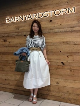 BARNYARDSTORM本部さん（レディース・157cm）の春コーディネート