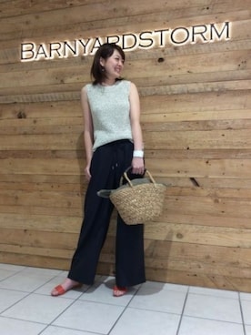 BARNYARDSTORM本部さん（レディース・173cm）の春コーディネート