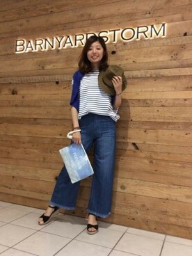 BARNYARDSTORM本部さん(レディース・171cm)の春コーディネート