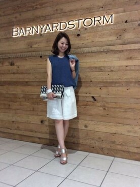 BARNYARDSTORM本部さん（レディース・157cm）の春コーディネート
