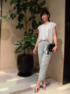 BARNYARDSTORM本部さん（レディース・163cm）の春コーディネート