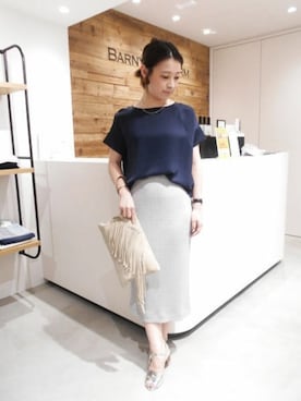 BARNYARDSTORM本部さん（レディース・160cm）の春コーディネート