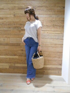 BARNYARDSTORM本部さん(レディース・161cm)の春コーディネート