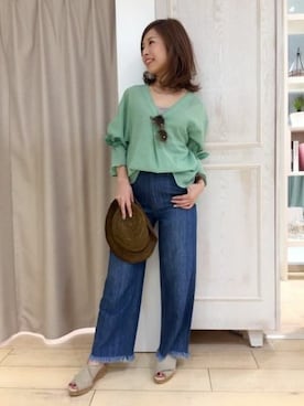 BARNYARDSTORM本部さん(レディース・155cm)の春コーディネート