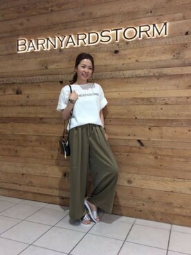 BARNYARDSTORM本部さん（レディース・161cm）の春コーディネート