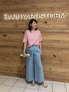 BARNYARDSTORM本部さん（レディース・173cm）の春コーディネート