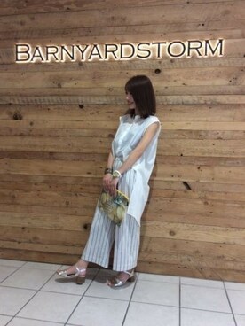 BARNYARDSTORM本部さん（レディース・159cm）の春コーディネート