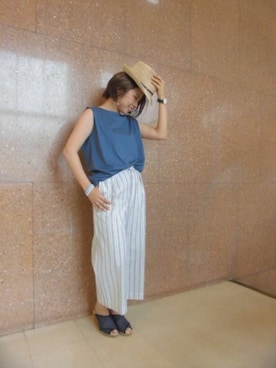 BARNYARDSTORM本部さん(レディース・156cm)の夏コーディネート